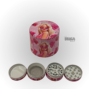 Dichavador De Metal 4 Partes 40mm - Barbie