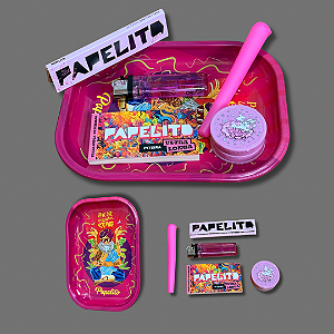 Kit Bandeja Papelito - Rosa