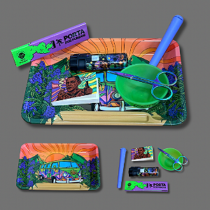 Kit Bandeja Sadhu - Roxo e Verde