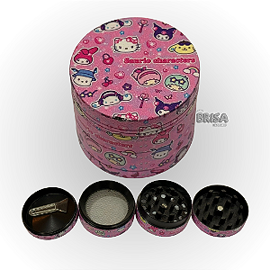 Dichavador De Metal 4 Partes 50mm - Hello Kitty