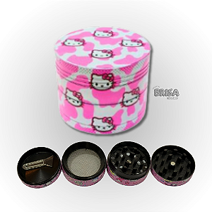 Dichavador De Metal 4 Partes 50mm - Hello Kitty