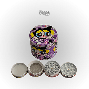 Dichavador De Metal 4 Partes 40mm - Meninas Super Poderosas