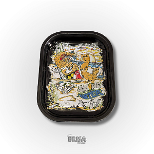 Bandeja de Metal 18x14 Pé Grande