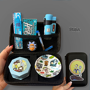 Kit case Rick and Morty - Azul