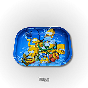 Bandeja de Metal 18x14 - Os Simpsons