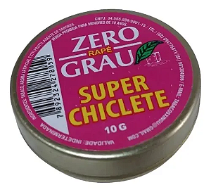 Rapé Zero Grau Super Chiclete 10g