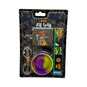 Kit Spliff Night Sadhu - Seda + Piteira + Tesoura + Cuia