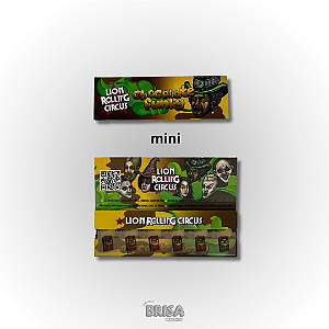 Seda de Sabor Lion Rolling Circus 1 1/4 Mini Size - Chocolate