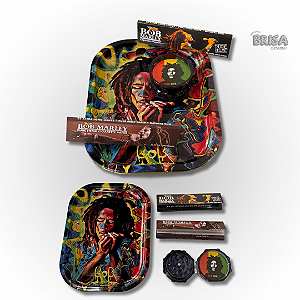 Kit com bandeja - Bob Marley
