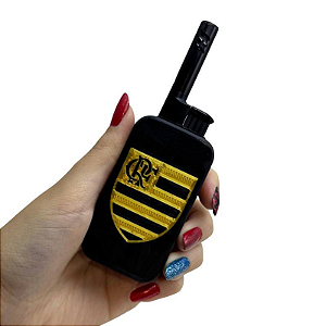 Capinha Para Isqueiro - Flamengo Preto e Dourado