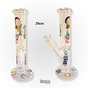 Ice Bong de Vidro Rick and Morty 25cm