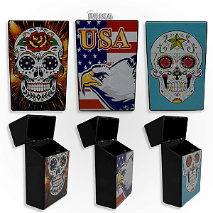 Cigarreira Estampada Plástico