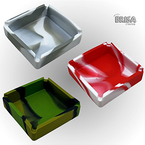 Cinzeiro de Silicone Quadrado