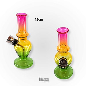 Bong de vidro Tricolor 12 cm
