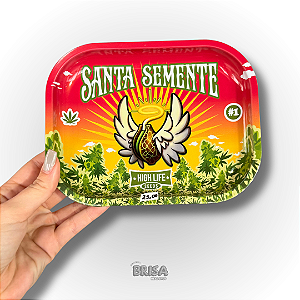 Bandeja de Metal 18x14 - Santa Semente