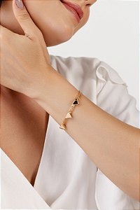 Pulseira Malha Triângulos