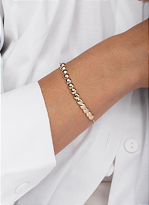Pulseira Bolas com Fecho Ajustável