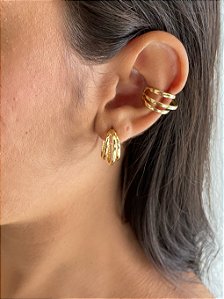 Brinco Argola Tripla