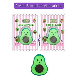 2 Mini Borrachas Abacute Tilibra