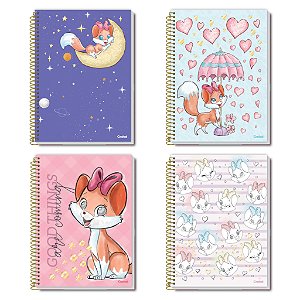 Caderno Univ. Foxy Teen - Credeal 1 Matéria 80 Folhas