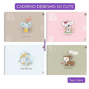 Caderno de Cartografia e Desenho FoFo So Cute 2025 Animativa