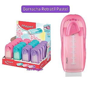 Borracha Retrátil Tons Pastel Maped