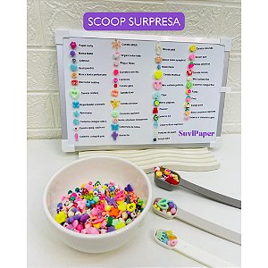 Scoop de Papelaria - Tamanhos P/M/G Kit de Papelaria Scoop Presenteável