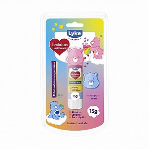 Cola Bastão Ursinhos Carinhosos 15g Blister 1Unidade Papelaria Escolar Criativa Lyke