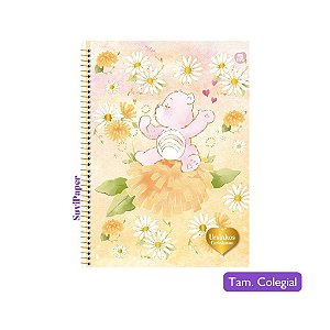 Caderno Colegial Ursinhos Carinhosos 1 Matérias 80 Folhas Animativa