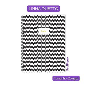 Caderno Colegial 1 Matéria Duetto 80 Folhas