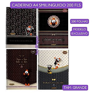 Caderno Universitário Smilingüido Credeal 10 Matérias (2017) - 200 Folhas - Modelo Exclusivo Colecionador