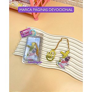 Marca Página Meu Devocional Acrílico Luxo para Bíblia, Agenda e Caderno - 1 und
