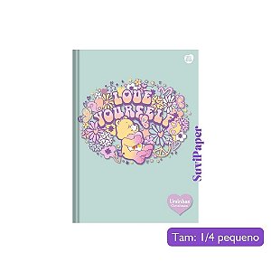 Caderno Brochura 1/4 Ursinhos Carinhosos 80 Folhas
