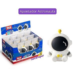 Apontador 1 Furo Astro Astronauta Und - Tris Coleção Kawaii
