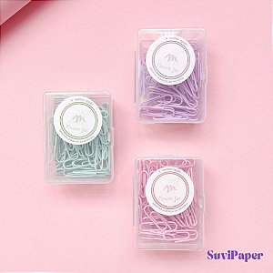 Clips de Papel Pastel 50 Unidades