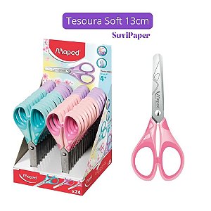 Tesoura 13cm Essentials Soft Pastel Maped