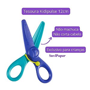 Tesoura Infantil Kidipulse 12cm Maped Tesoura Pré Escola