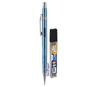 Lapiseira Azul Metalizada + Grafite 0.7mm BRW