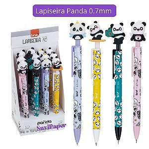 Lapiseira Escolar 0.7mm Panda Colorido Und BRW
