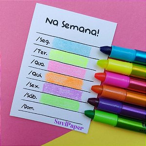 6 Marca Texto Gel Twist Tris