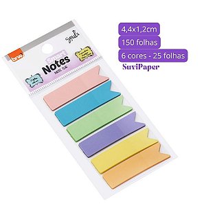 Marcador de Páginas 150 folhas Index BRW Pastel