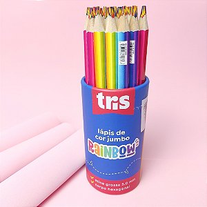 Lápis de Cor Tris Jumbo Rainbow Cores Clássicas