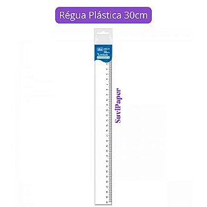 Régua Plástica 30cm Tilibra Académie