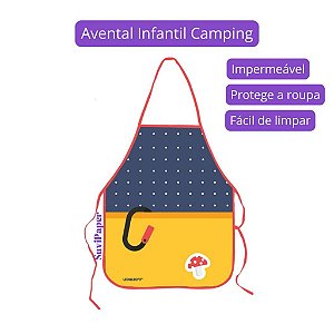 Avental Infantil Impermeável Camping Léo e Léo