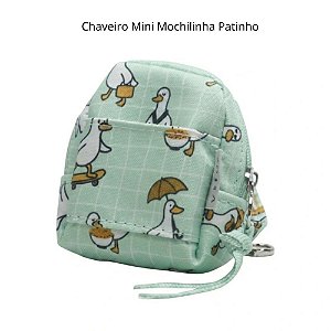 Chaveiro Mini Mochilinha Patinho SABRA - 1 UN