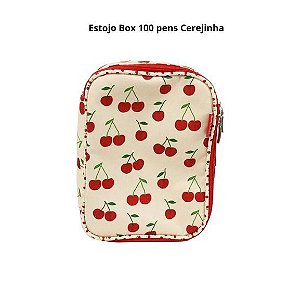 Estojo Box 100 Pens Cerejinha SABRA