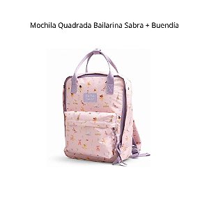 Mochila Quadrada Bailarina Sabra + Buendía