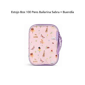 Estojo Box 100 Pens Bailarina Sabra + Buendía