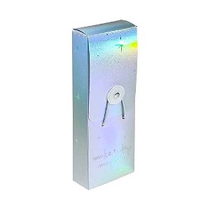 Estojo Multiuso PP Holográfico Organizador Escolar para Canetas Lápis Maquiagem e Acessórios