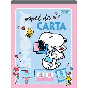 Bloco de Papel de Carta Decorado Cachorrinho 48 Fls - Tilibra